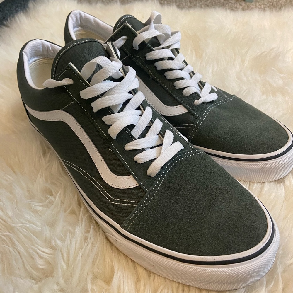 Old Skool Vans | Duck Green